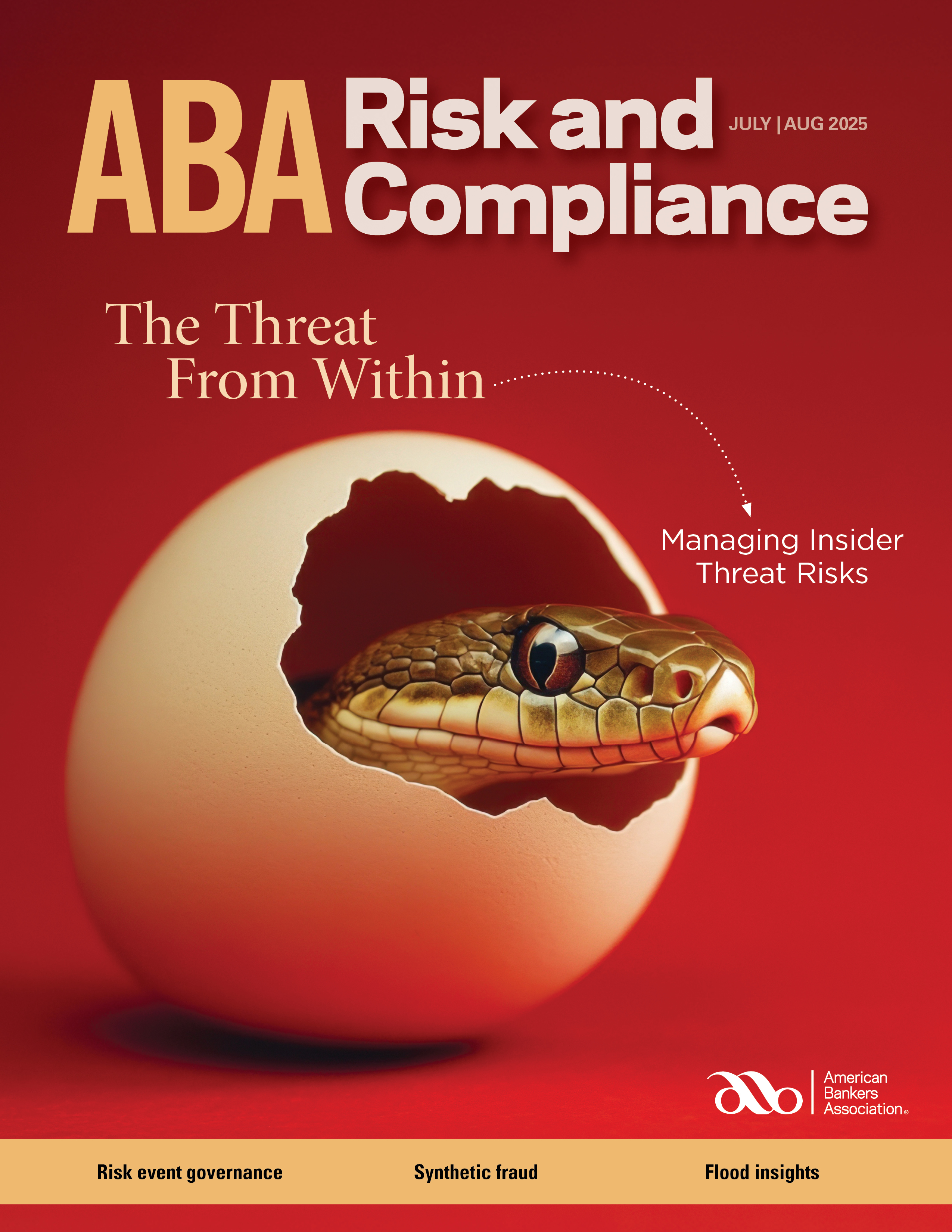 ABA Risk and Compliance Magazine Cover, July/August 2025
